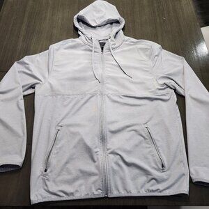 Vuori Men’s Size XL Gray Sunday Element Hooded Jacket